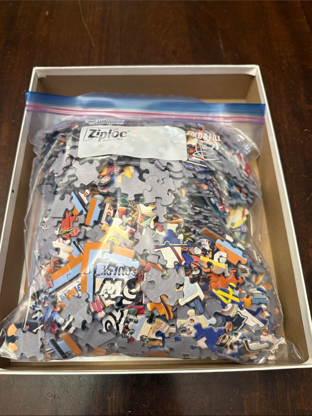 White Mountain I Love Utah Jigsaw Puzzle. 1000 pieces. Complete has poster - Picture 7 of 7